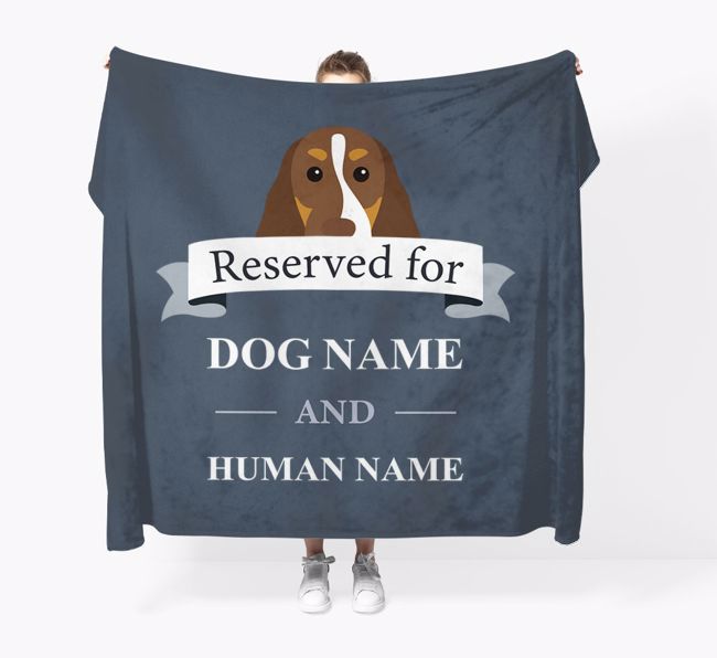 Reserved For: Personalised {breedFullName} Throw Blanket